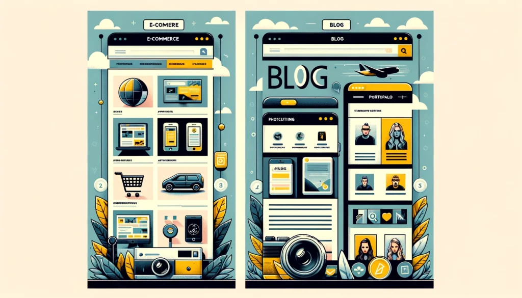 types of website design in ireland