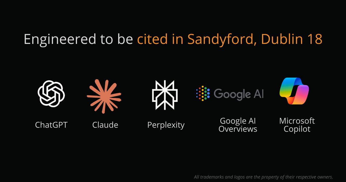 Engineered to be cited in Sandyford, Dublin 18 — AEO and AI search visibility