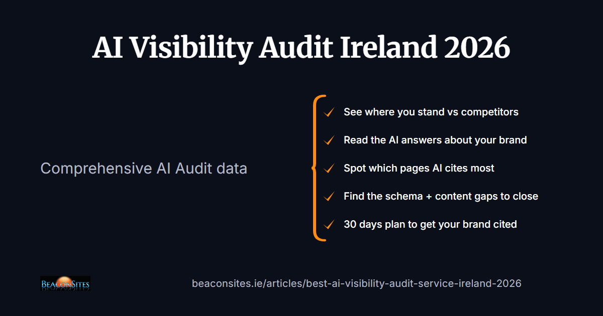 Best AI Visibility Audit Service in Ireland 2026: The Buyer's Guide